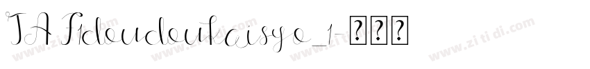 TA F1doudoukaisyo_1字体转换